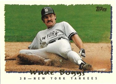 Wade Boggs 1995 Topps #170 New York Yankees Baseball Card