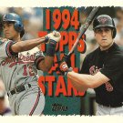 Wil Cordero, Cal Ripken Jr 1995 Topps #387 Montreal Expos, Baltimore Orioles Baseball Card