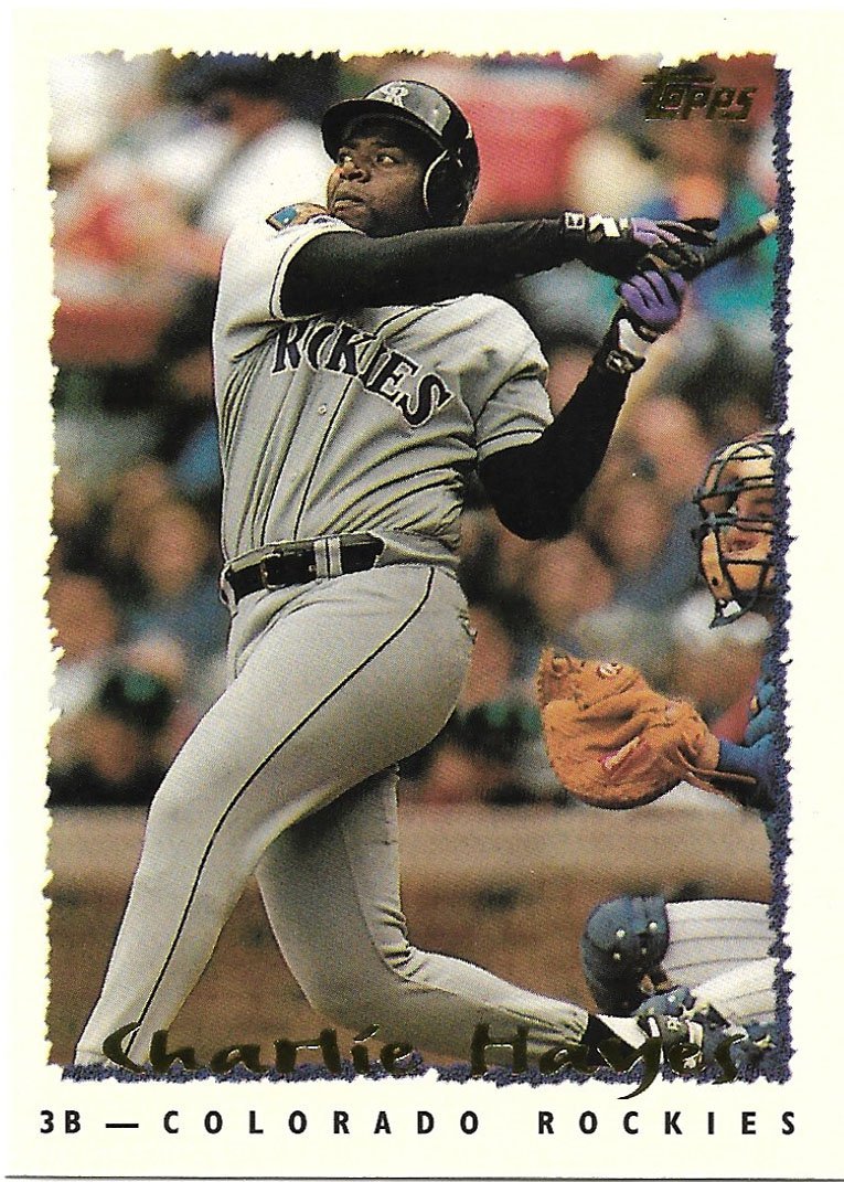 Howard Johnson 1995 Topps #206 Colorado Rockies Baseball Card