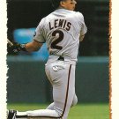 Darren Lewis 1995 Topps #39 San Francisco Giants Baseball Card Darren Lewis 1995 Topps #39 San Francisco Giants Baseball Card