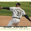 Jaime Navarro 1995 Topps #93 Milwaukee Brewers Baseball Card