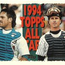 Mike Piazza, Mike Stanley 1995 Topps #391 Los Angeles Dodgers, New York Yankees Baseball Card