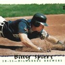 Billy Spiers 1995 Topps #188 Milwaukee Brewers Baseball Card