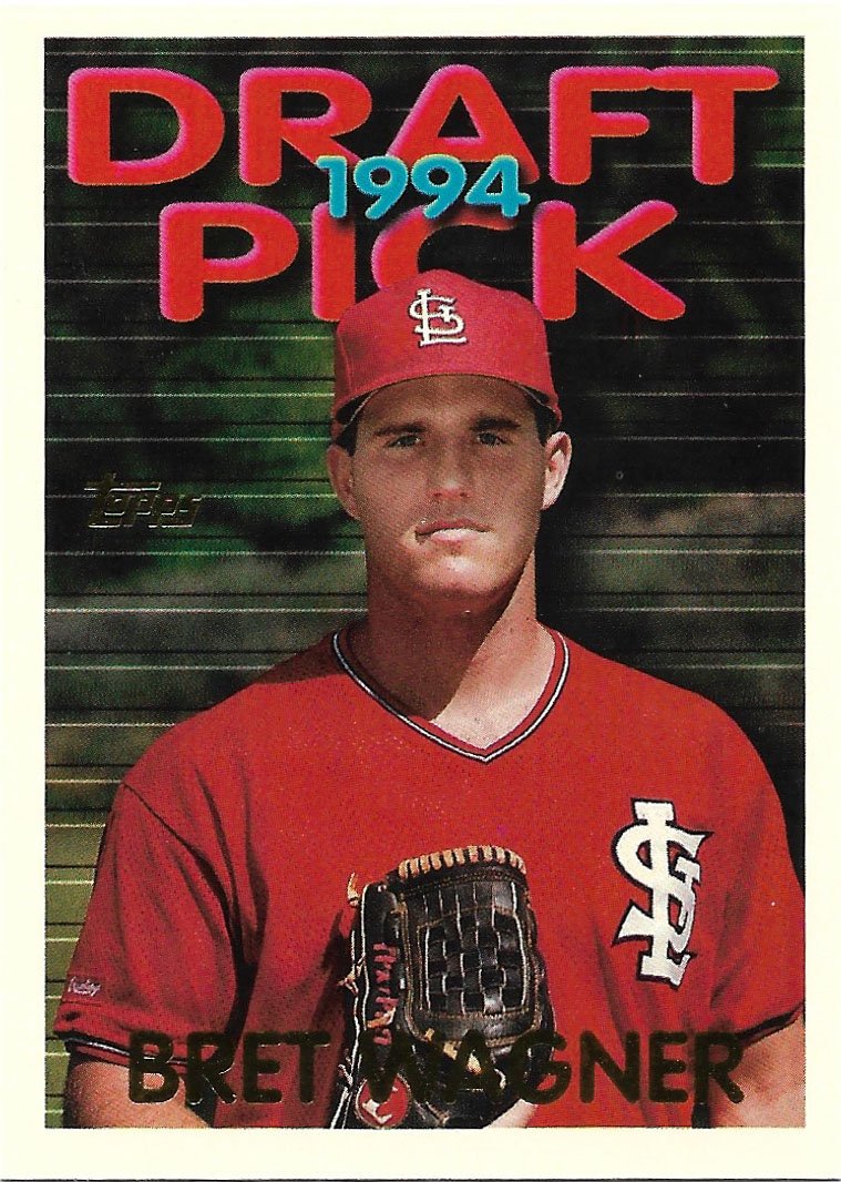 Bret Wagner 1995 Topps #167 St. Louis Cardinals Baseball Card