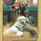 Wally Backman 1987 Topps #48 New York Mets Baseball Card Wally Backman 1987 Topps #48 New York Mets Baseball Card