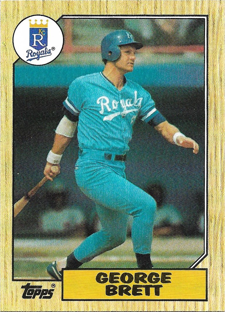 George Brett 1987 Topps #400 Kansas City Royals Baseball Card