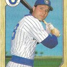 Rick Manning 1987 Topps #706 Milwaukee Brewers Baseball Card