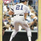 Dan Pasqua 1987 Topps #74 New York Yankees Baseball Card