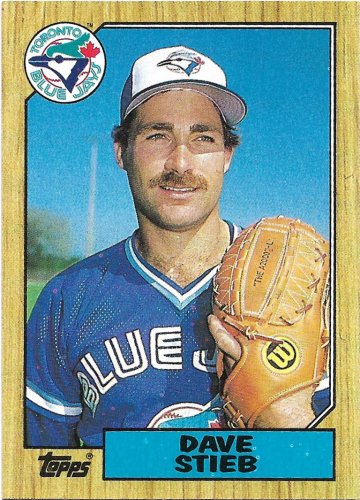 Dave Stieb 1987 Topps #90 Toronto Blue Jays Baseball Card