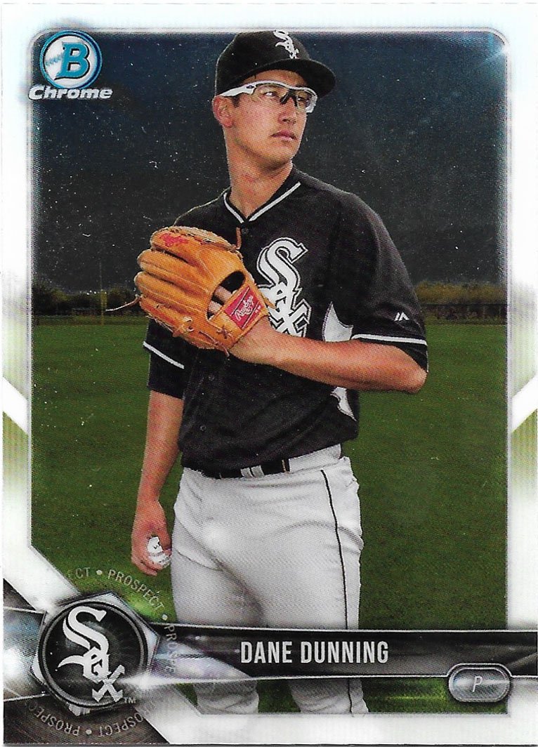 Dane Dunning 2018 Bowman Prospects Chrome #BCP85 Chicago White Sox Baseball Card