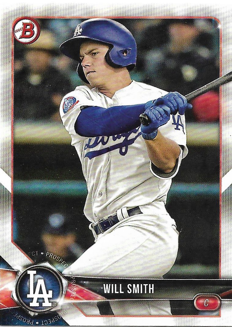 Will Smith 2018 Bowman Prospects #BP20 Los Angeles Dodgers Baseball Card