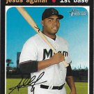 Jesus Aguilar 2020 Topps Heritage #246 Miami Marlins Baseball Card