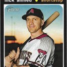 Nick Ahmed 2020 Topps Heritage #112 Arizona Diamondbacks Baseball Card