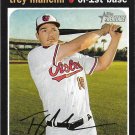 Trey Mancini 2020 Topps Heritage #346 Baltimore Orioles Baseball Card