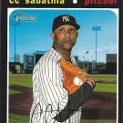CC Sabathia 2020 Topps Heritage #340 New York Yankees Baseball Card CC Sabathia 2020 Topps Heritage #340 New York Yankees Baseball Card