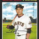Donovan Solano 2020 Topps Heritage #9 San Diego Giants Baseball Card Donovan Solano 2020 Topps Heritage #9 San Diego Giants Baseball Card