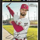 Jesse Winker 2020 Topps Heritage #3 Cincinnati Reds Baseball Card Jesse Winker 2020 Topps Heritage #3 Cincinnati Reds Baseball Card