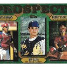 Kevin Brown, Bobby Estalella, Ben Davis 1997 Topps Rookie #205 Baseball Card