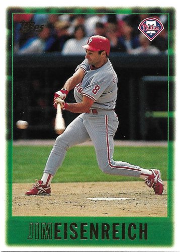 Jim Eisenreich 1997 Topps #161 Philadelphia Phillies Baseball Card