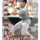 John Mabry 1997 Topps #102 St. Louis Cardinals Baseball Card