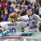 Yasmani Grandal 2018 Topps #320 Los Angeles Dodgers Baseball Card
