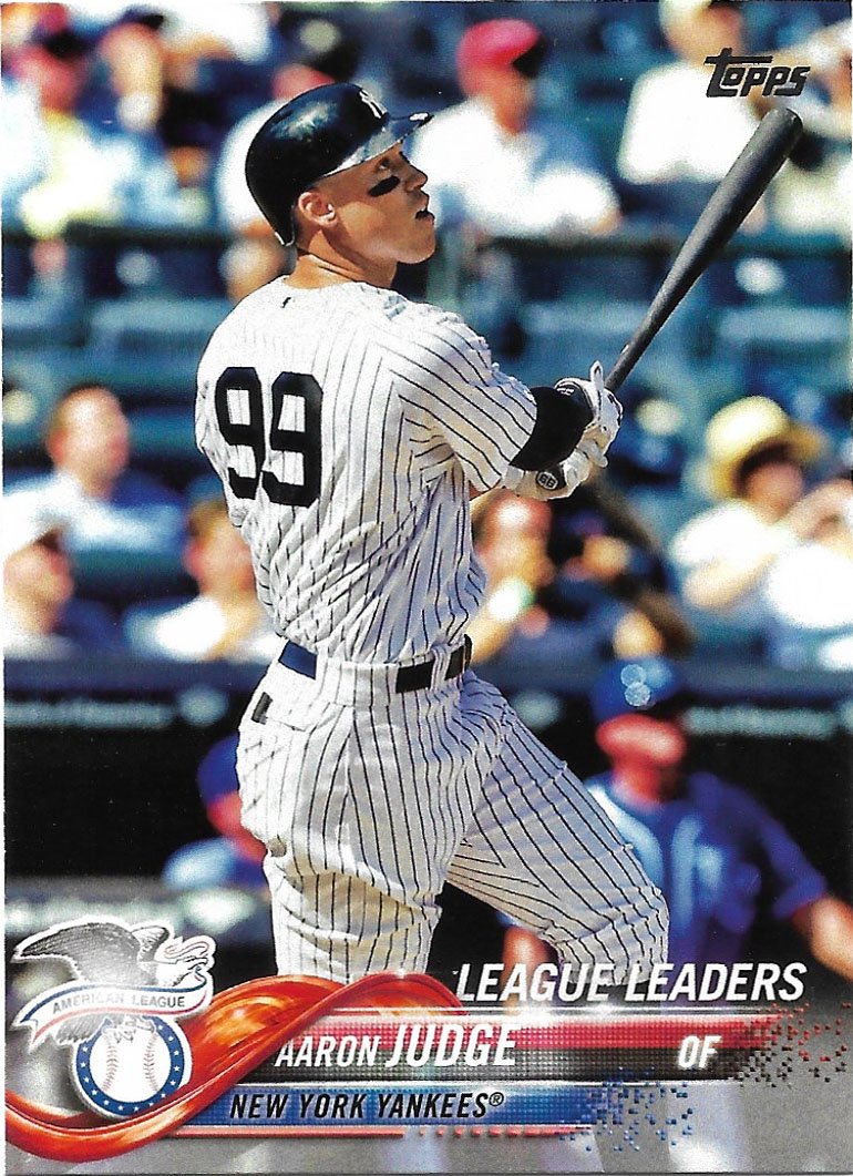 Aaron Judge 2018 Topps #413 New York Yankees Baseball Card