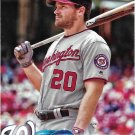 Daniel Murphy 2018 Topps #105 Washington Nationals Baseball Card