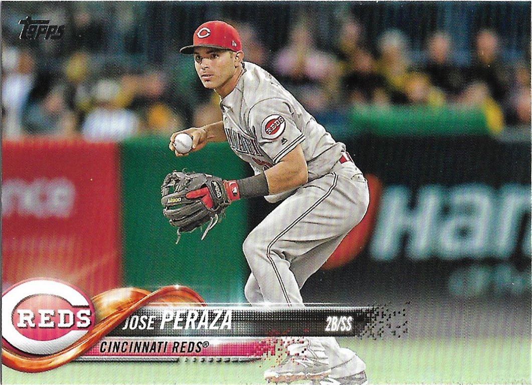 Jose Peraza 2018 Topps 601 Cincinnati Reds Baseball Card