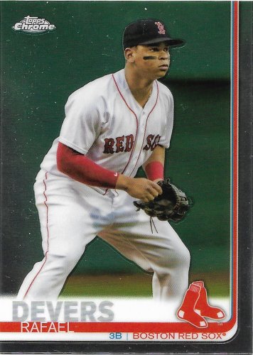 Rafael Devers 2019 Topps Chrome #184 Boston Red Sox Baseball Card