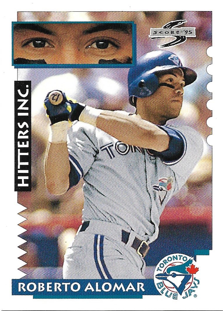 Roberto Alomar 1995 Score #553 Toronto Blue Jays Baseball Card