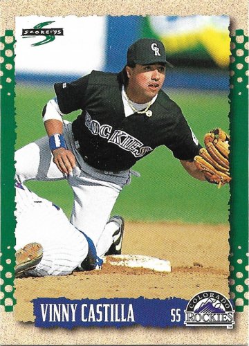 Vinny Castilla 1995 Score #483 Colorado Rockies Baseball Card