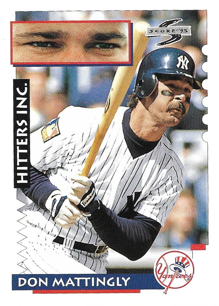 Don Mattingly 1995 Score #564 New York Yankees Baseball Card
