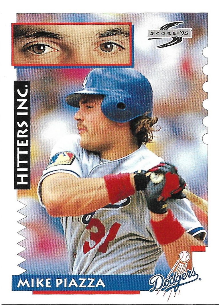Mike Piazza 1995 Score #558 Los Angeles Dodgers Baseball Card