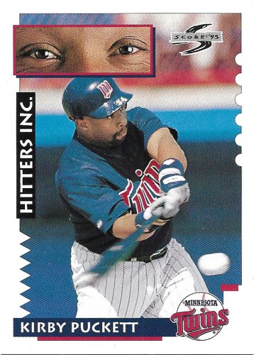 Kirby Puckett 1995 Score #559 Minnesota Twins Baseball Card