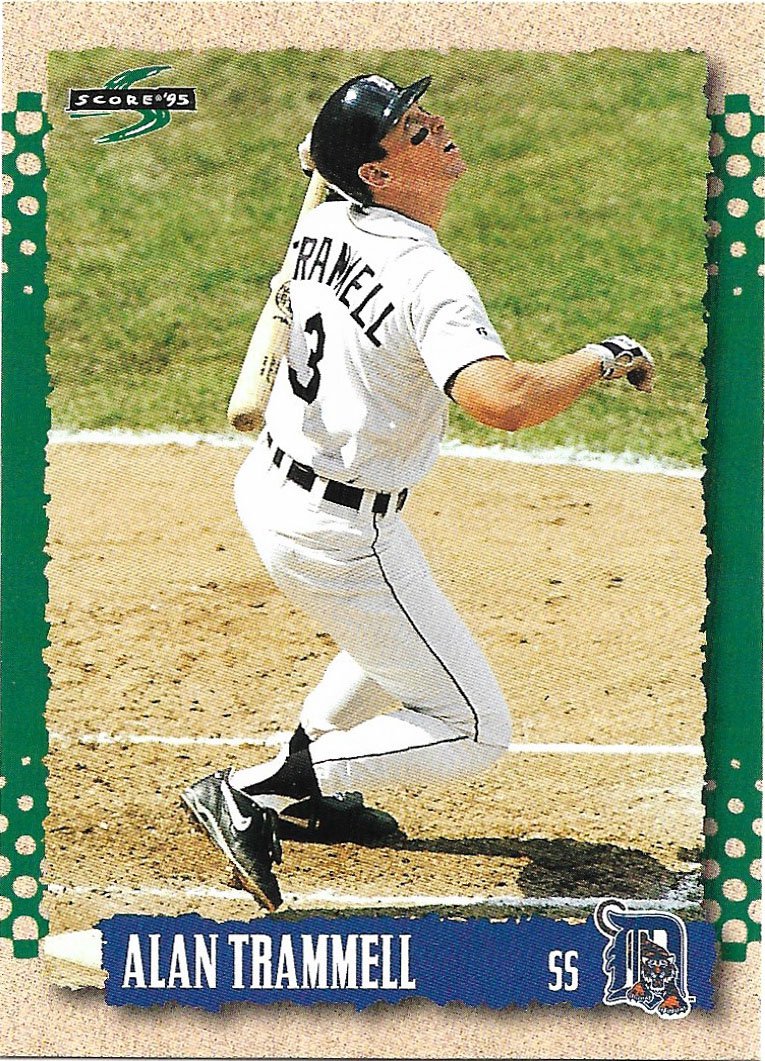 Alan Trammell 1995 Score 383 Detroit Tigers Baseball Card