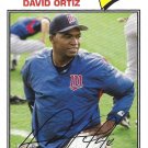 David Ortiz 2018 Topps Archives #176 Minnesota Twins Baseball Card