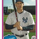 Gary Sanchez 2018 Topps Archives #289 New York Yankees Baseball Card