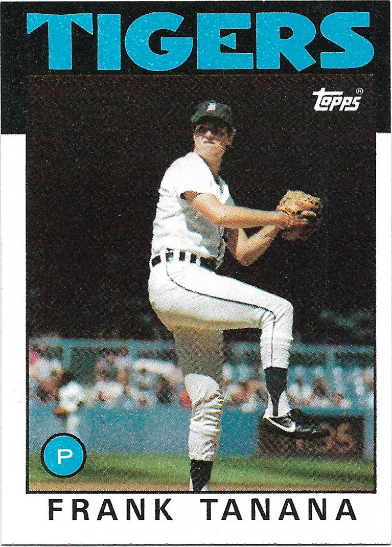 Frank Tanana 1986 Topps #592 Detroit Tigers Baseball Card