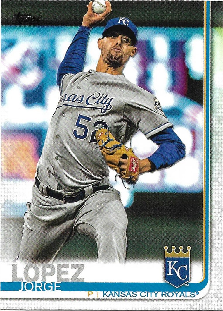 Lopez 2019 Topps 651 Kansas City Royals Baseball Card