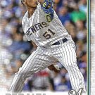 Freddy Peralta 2019 Topps #627 Milwaukee Brewers Baseball Card