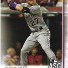 Trevor Story 2019 Topps Update #US44 Colorado Rockies Baseball Card