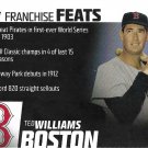 Ted Williams 2019 Topps Franchise Feats #FF-5 Boston Red Sox Baseball Card