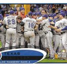 Texas Rangers 2012 Topps #59 Baseball Team Card