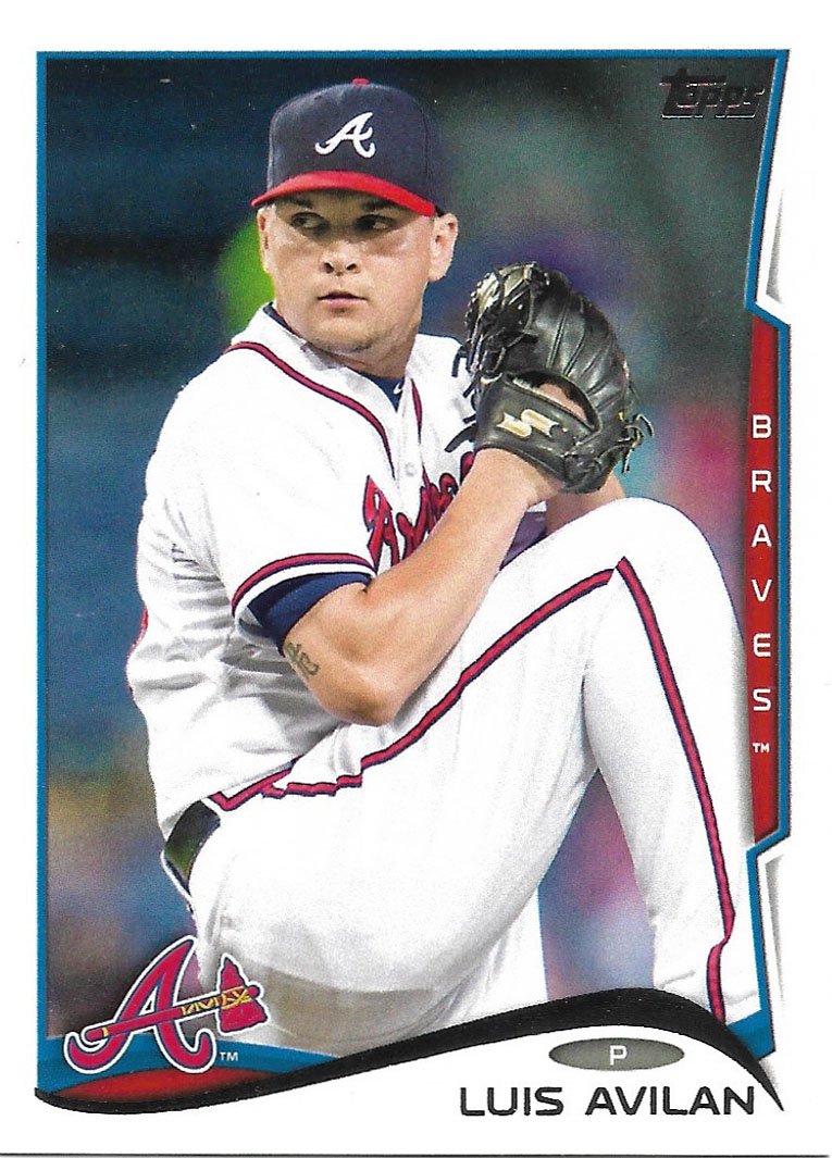 Luis Avilan 2014 Topps Update #US-225 Atlanta Braves Baseball Card