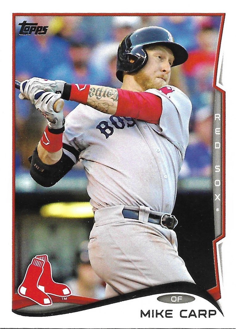 Mike Carp 2014 Topps #11 Boston Red Sox Baseball Card