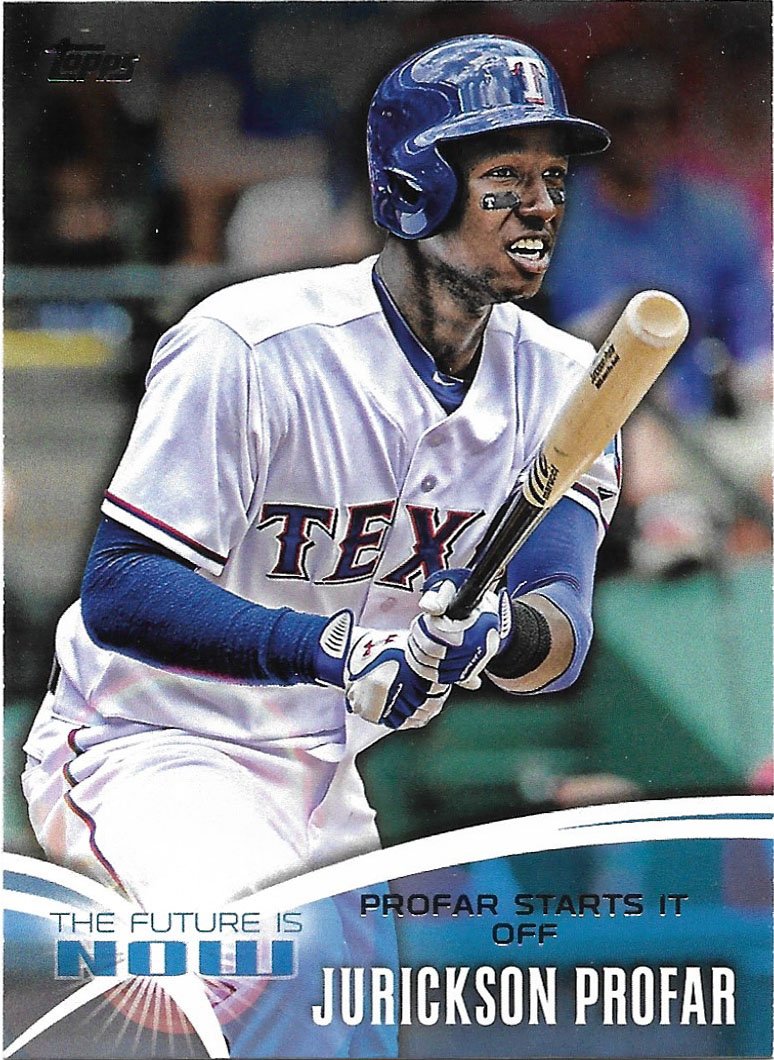 Jurickson Profar 2014 Topps Future Is Now #FN-4 Texas Rangers Baseball Card