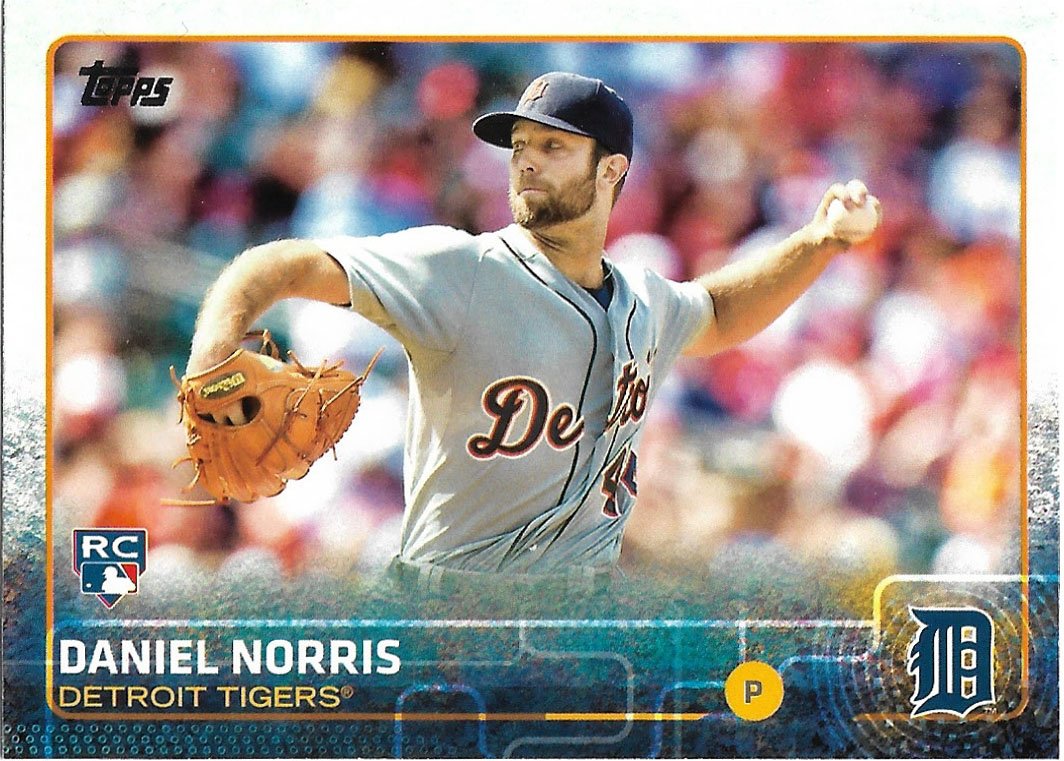 Daniel Norris 2015 Topps Update Rookie #US53 Detroit Tigers Baseball Card