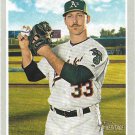 Daniel Mengden 2019 Topps Heritage #11 Oakland Athletics Baseball Card