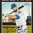 David Bote 2020 Topps Heritage #84 Chicago Cubs Baseball Card