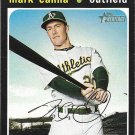 Mark Canha 2020 Topps Heritage #60 Oakland Athletics Baseball Card